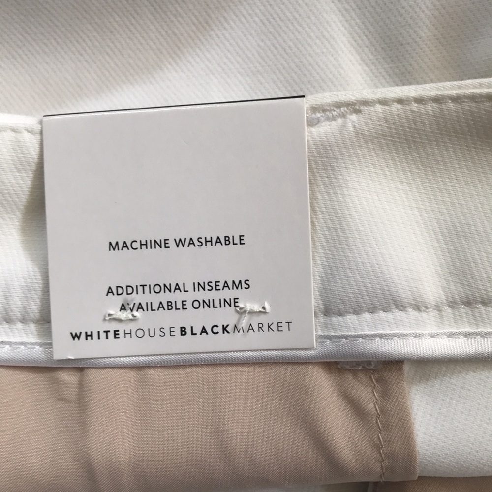 NWT WHBM White The Slim Pants - Picture 4 of 10